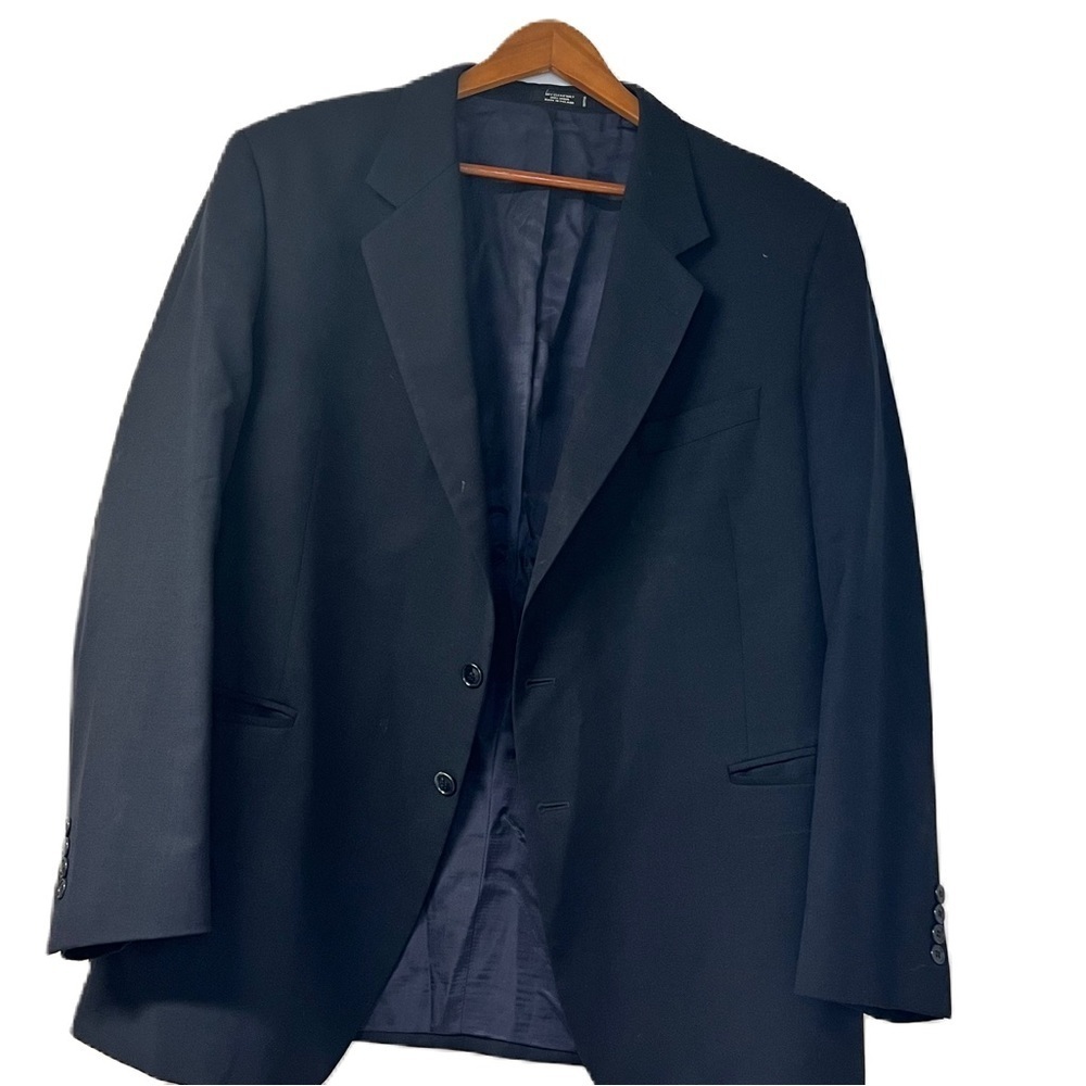 John Weitz signature collection men's navy sport jacket r42classic preppy design